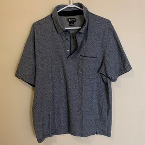 Haggar Clothing Men's Short Sleeve Collared Polo Shirt (Size L)